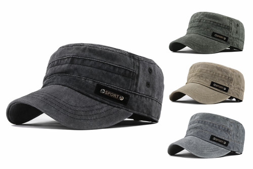 Herren militär cap baumwolle - herren,
