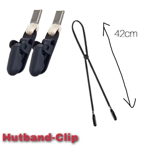 Hutbandclip verstellbar anti - verstellbar, anti-